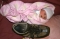 Savannah and Daddy's Shoe